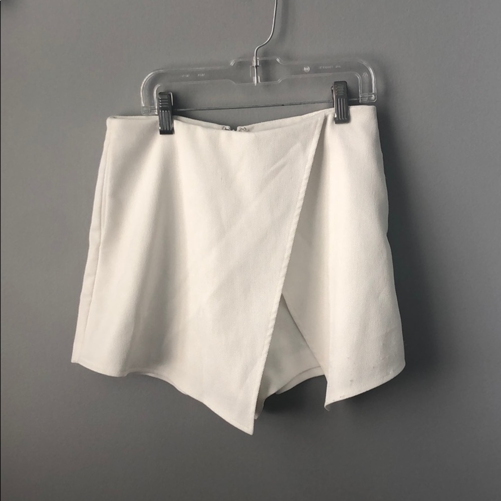 White LF Skort